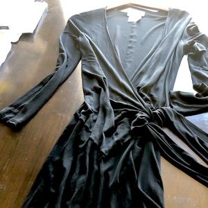 Vintage 2000’s Balenciaga Plunging V-Neck Mini Dress.